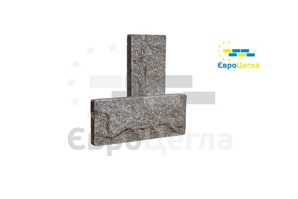 Цокольная плитка рваный камень, размер 250х105х20мм 1286502871 фото
