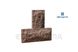 Цокольна плитка скеля, розмір 250х105х20мм шоколад 405280662 фото