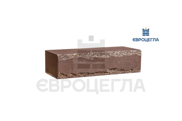 Цегла облицювальна ложкова кримська фактура шоколад 392215801 фото